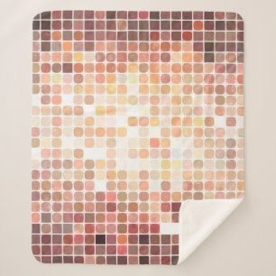 abstract background. gold mosaic. illustration dig sherpa blanket