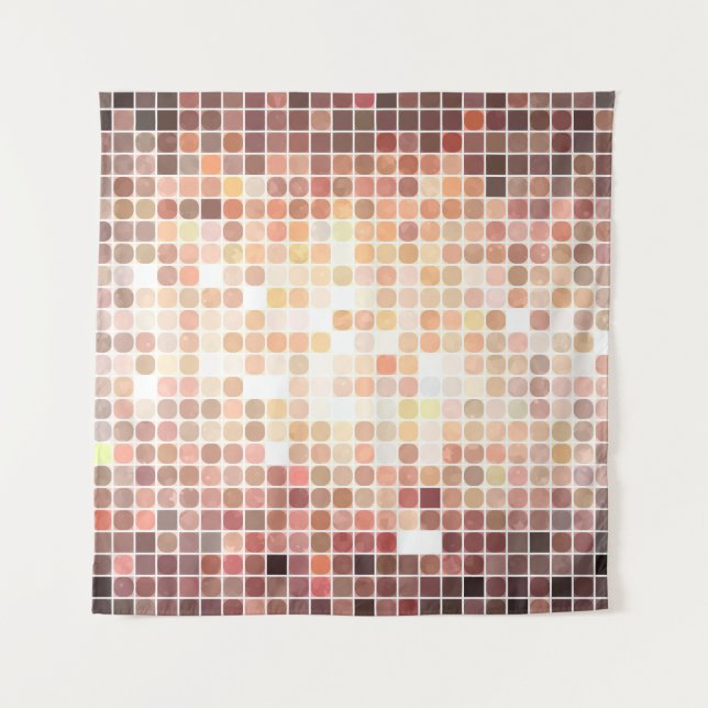 abstract background. gold mosaic. illustration dig tapestry (Front)