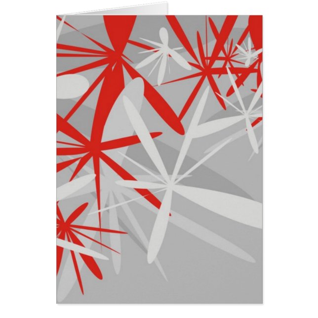 Abstract Background Greeting Card (Front)