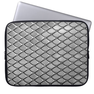 Abstract background grey laptop sleeve