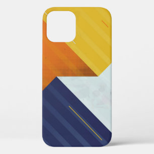  Abstract Background. Grunge texture. Triangle geo iPhone 12 Case