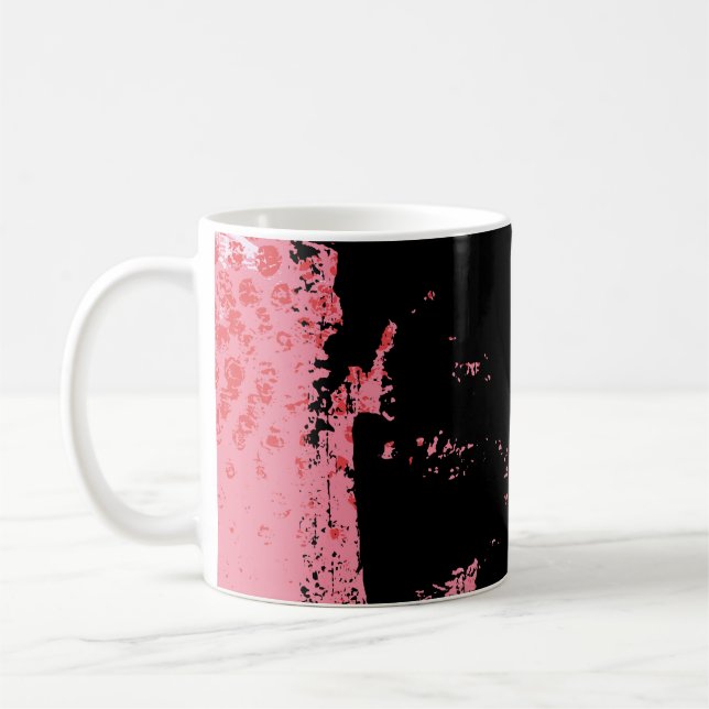 Abstract Background Grunge Vintage Texture Graphic Coffee Mug (Left)