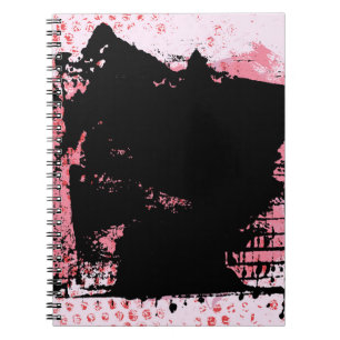 Abstract Background Grunge Vintage Texture Graphic Notebook