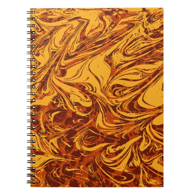 Abstract Background Grunge Vintage Texture Graphic Notebook (Front)