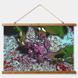 Abstract Background_Holly Branch Hanging Tapestry