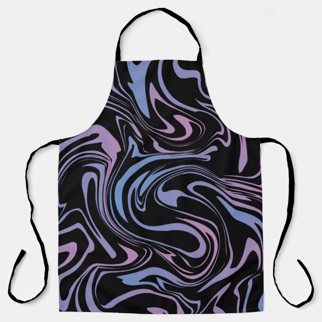 Abstract background. Liquid marble. Background flu Apron (Front)
