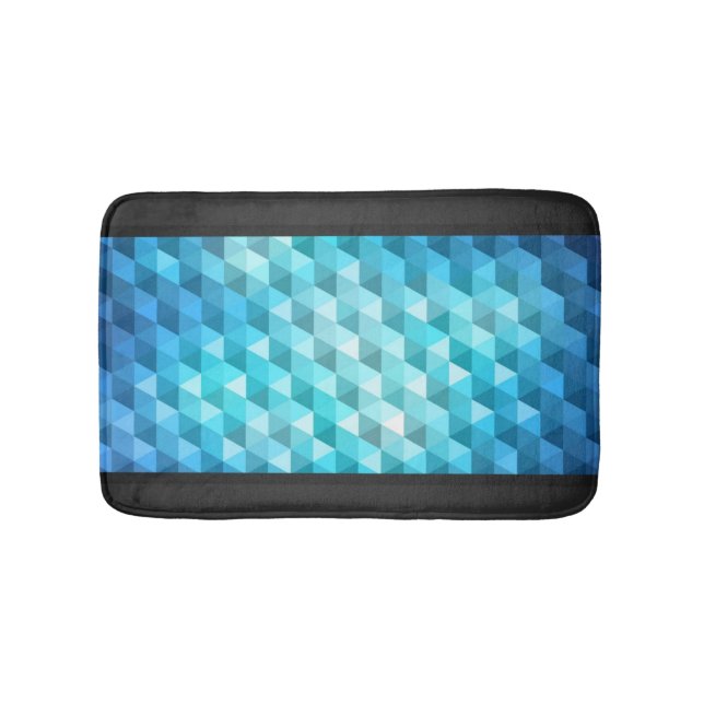 Abstract background made of mosaic pattern bath mat (Front)