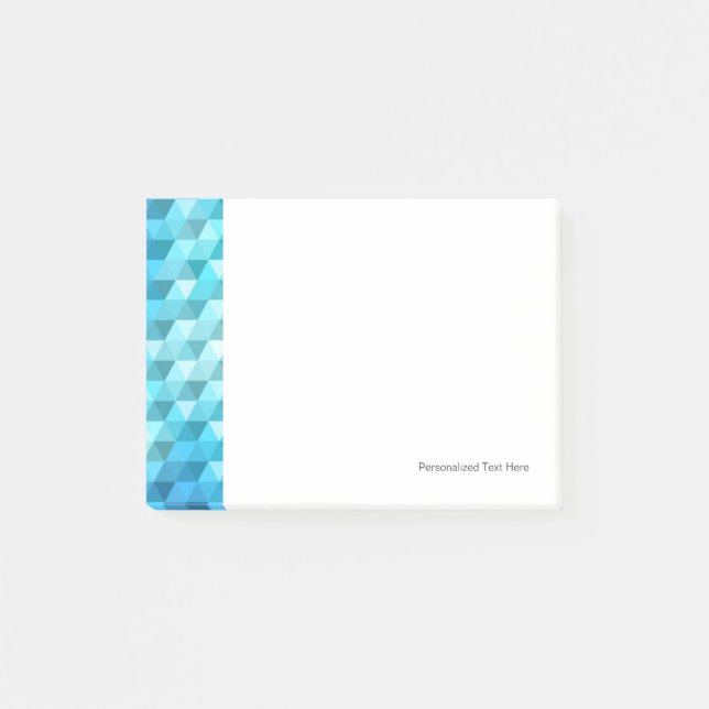 Abstract background made of mosaic pattern post-it notes (Front)