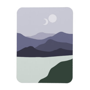 Abstract background painting magnet