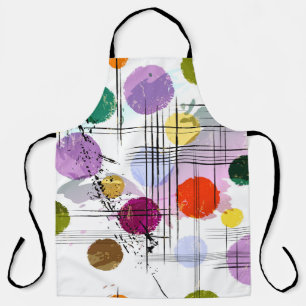 abstract background pattern, with circles, lines, apron
