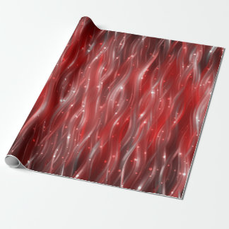 abstract background. red background with waves and wrapping paper