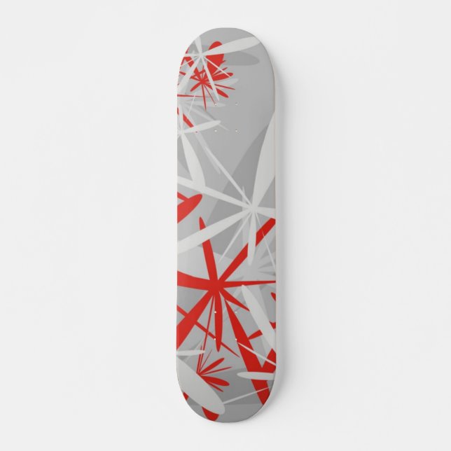 Abstract Background Skateboard (Front)