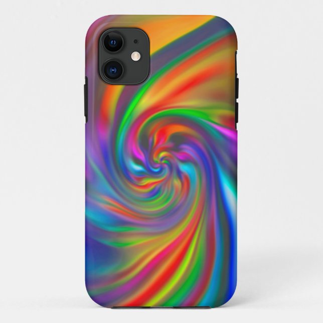 Abstract Background Spirals Soft II Case-Mate iPhone Case (Back)