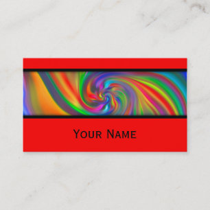 Abstract Background Spirals soft II + your text Business Card