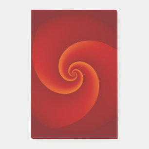 Abstract Background Spirals soft III Post-it Notes
