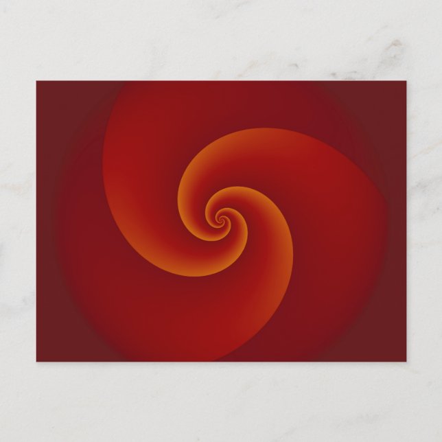 Abstract Background Spirals soft III Postcard (Front)