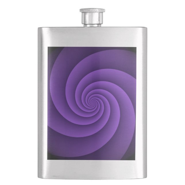 Abstract Background Spirals soft IV Hip Flask (Front)