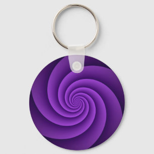 Abstract Background Spirals soft IV Key Ring