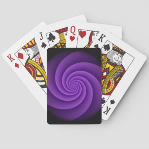 Abstract Background Spirals soft IV Playing Cards