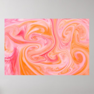 Abstract background texture of swirling or flowing poster