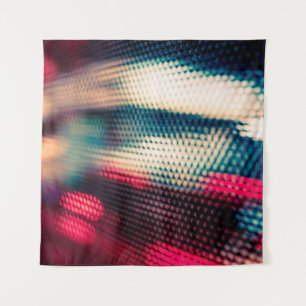 abstract background with bokeh defocused lights an tapestry
