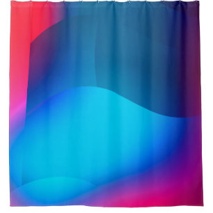 Abstract background with colourful gradient. Vibra Shower Curtain