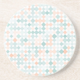 Abstract background with mixed small spots coaster