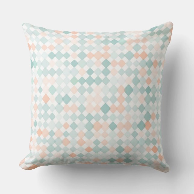 Abstract background with mixed small spots cushion (Front)