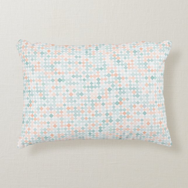 Abstract background with mixed small spots decorative cushion (Front)