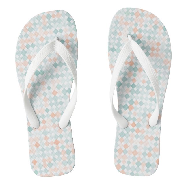 Abstract background with mixed small spots jandals (Footbed)