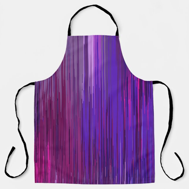 Abstract background with thin purple vertical line apron (Front)