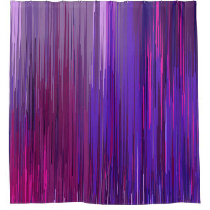 Abstract background with thin purple vertical line shower curtain