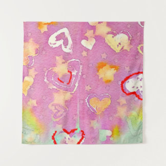 abstract background with watercolor texture, Oil p Tapestry