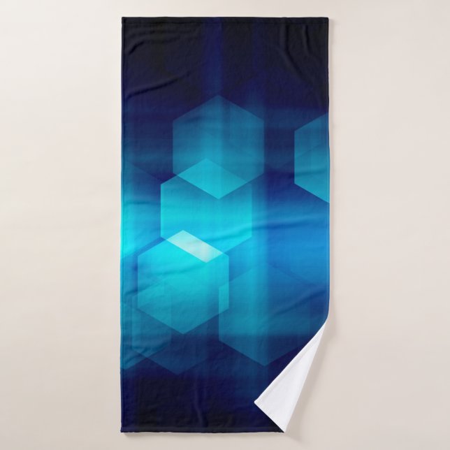 abstract backgrounds, Abstract matrix like backgro Bath Towel (Bath Towel)
