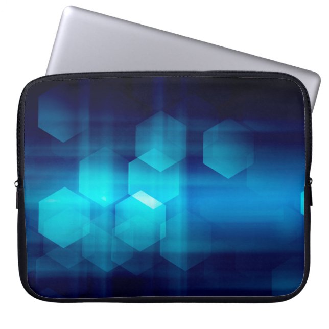 abstract backgrounds, Abstract matrix like backgro Laptop Sleeve (Front)