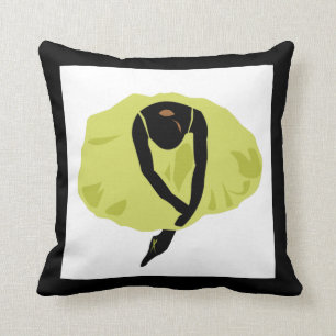 Abstract Ballerina Pillow