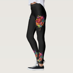 Abstract Balloon Tree Leggings