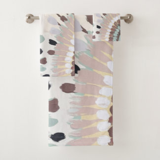 Abstract Bath Towel Set