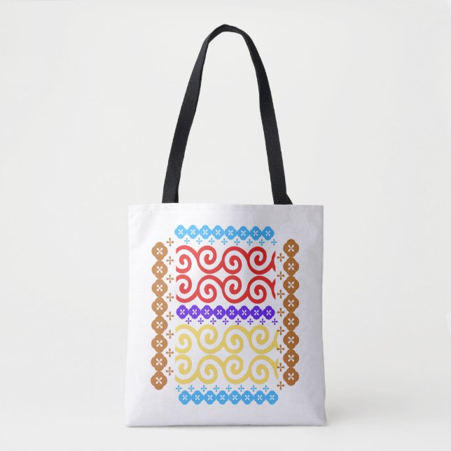Abstract Batik2 Tote Bag (Front)