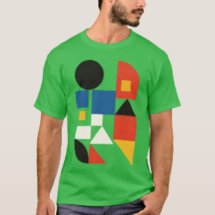 Abstract Bauhaus geometric design 4 Oversized T-Shirt