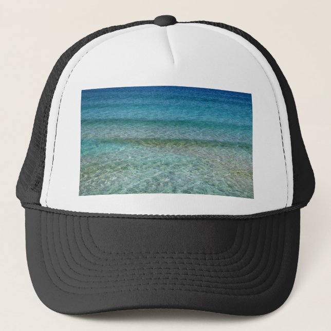 Abstract Beach Background 42 Trucker Hat (Front)