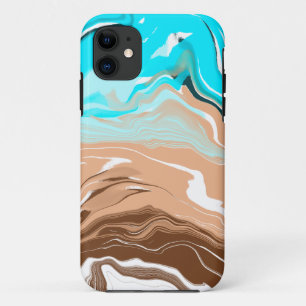 Abstract Beach Fluid Art   Case-Mate iPhone Case