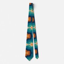 Abstract beach waves 70s style