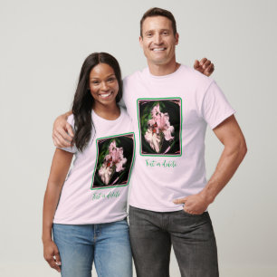 Abstract Bearded Iris Flower Personalised T-Shirt