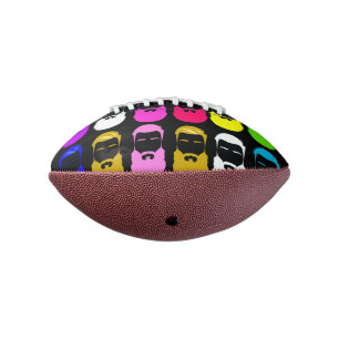 Abstract Beards Mini Football