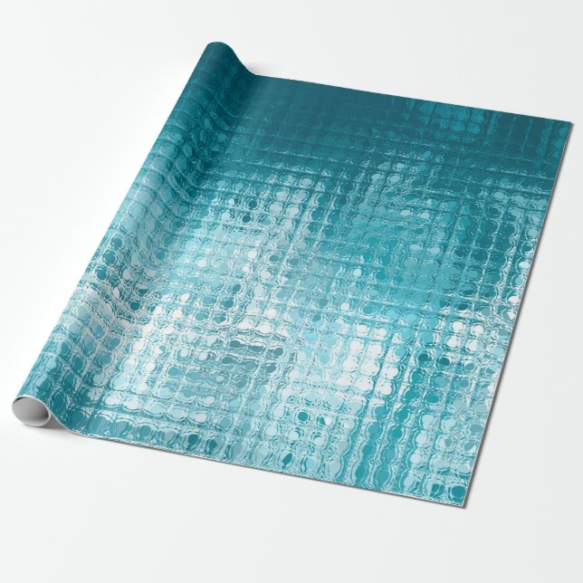 Abstract beautiful blue elegant background wrapping paper (Unrolled)