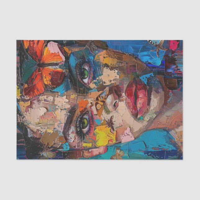 Abstract Beauty6 Tissue Paper (Front)