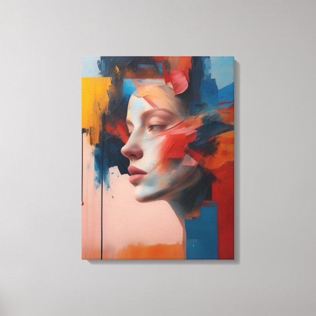 "Abstract Beauty" Canvas Print (Front)