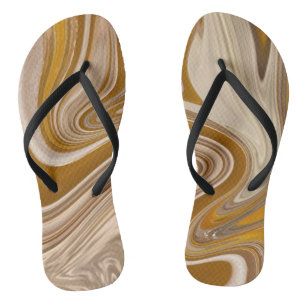 Abstract Beer Time Jandals