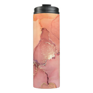 Abstract beige, brown background, wallpaper. Mix Thermal Tumbler